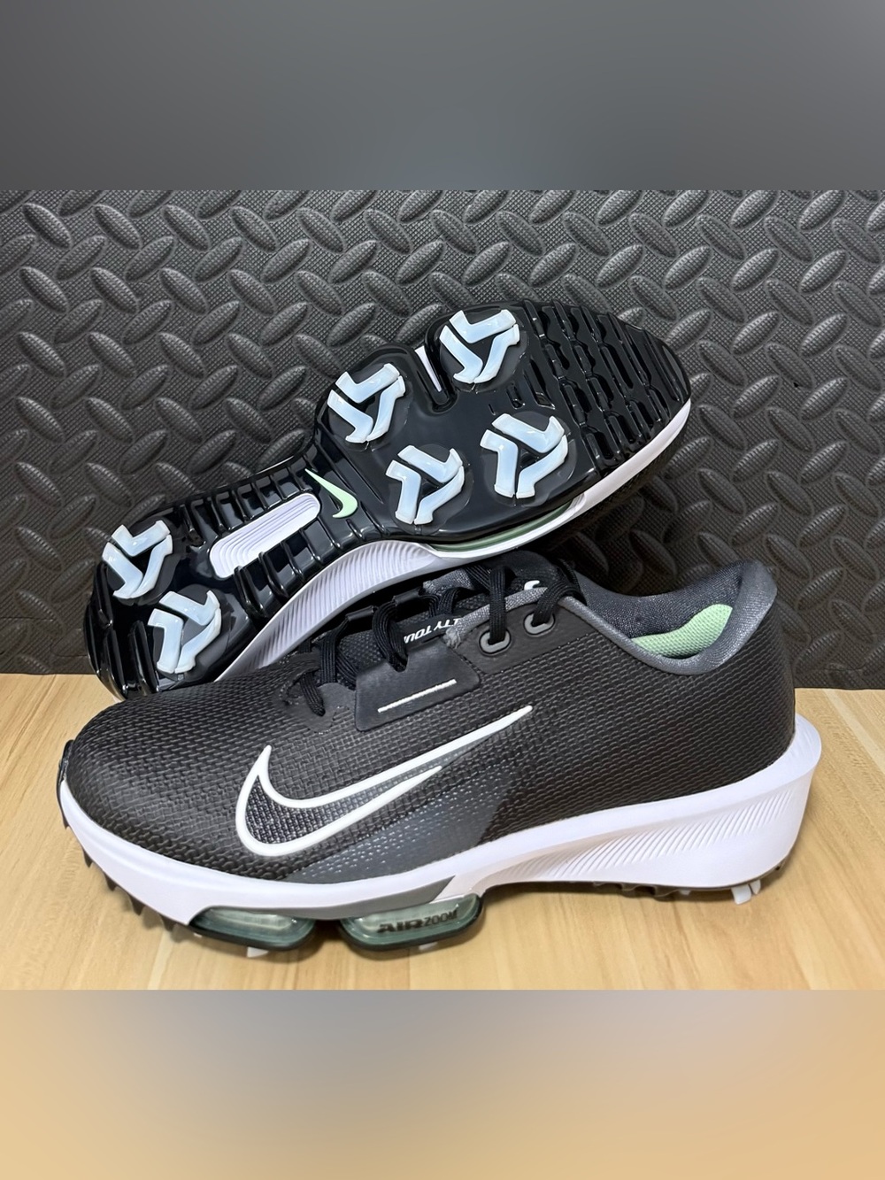Nike Air Zoom Infinity Tour 2 Golf Shoes Black White FD0217-002 Mens Size 10